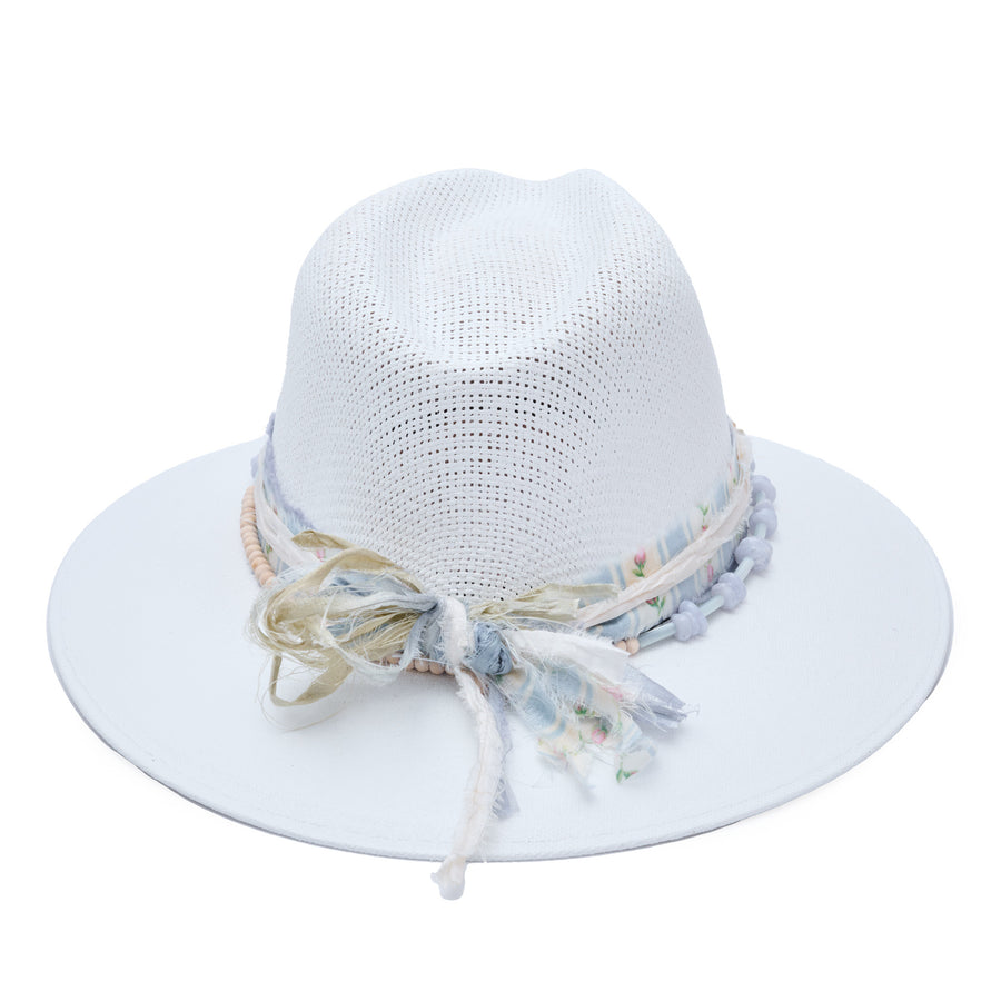 White Fedora Hat