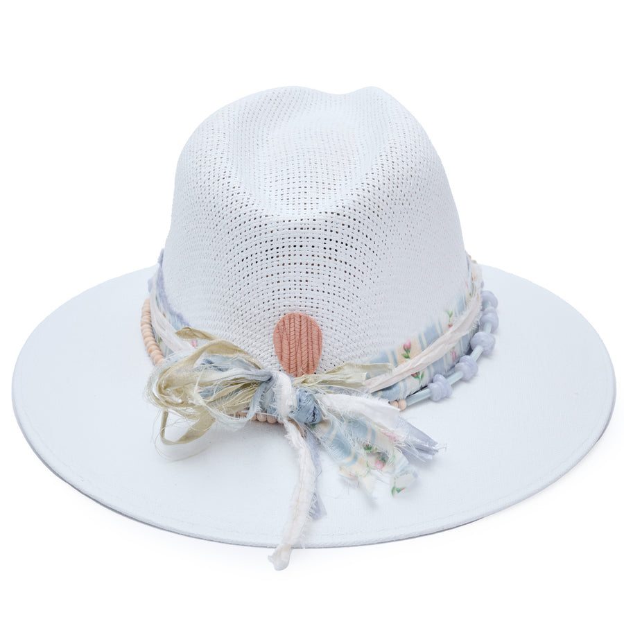 White Fedora Hat