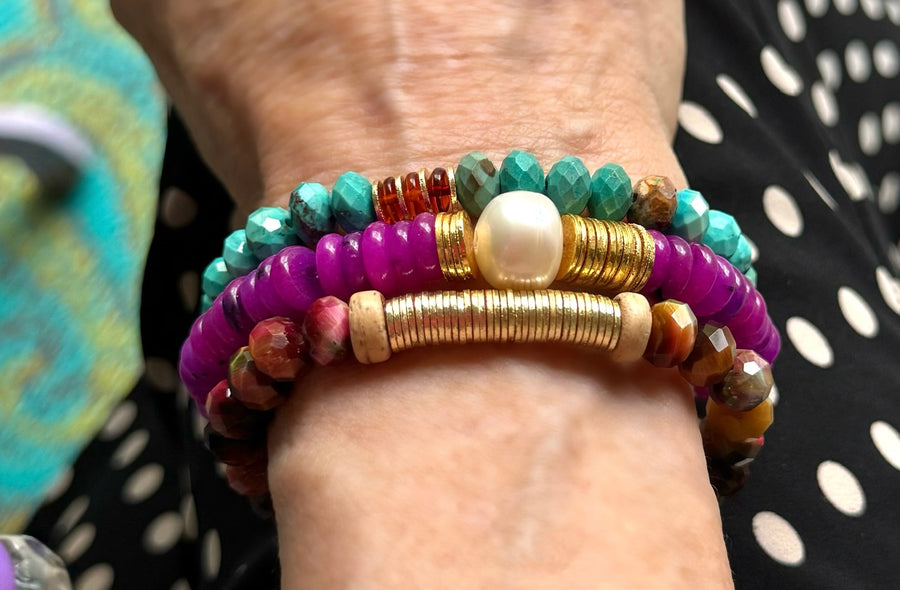 Sugi and Spice Bracelet Stacks