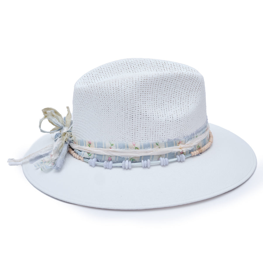 White Fedora Hat